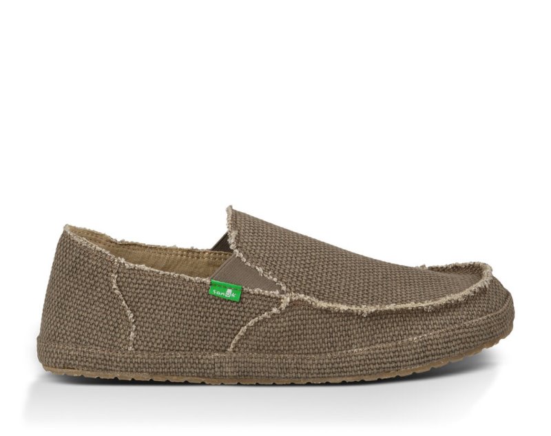Chaussures Sanuk Rounder Homme - Marron NUHJXQ478